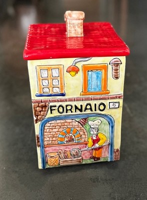 12'' Nino Parrucca Italian Fornaio ( THE BAKER ) Cookie Jar