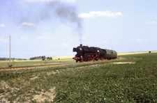 Eisenbahn-Dia 975 "Lokomotive 52 6666 bei Erfurt-Bindersleben"