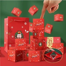 Surprise Gift Box Explosion, Merry Christmas Surprise Box Gift Box for Money
