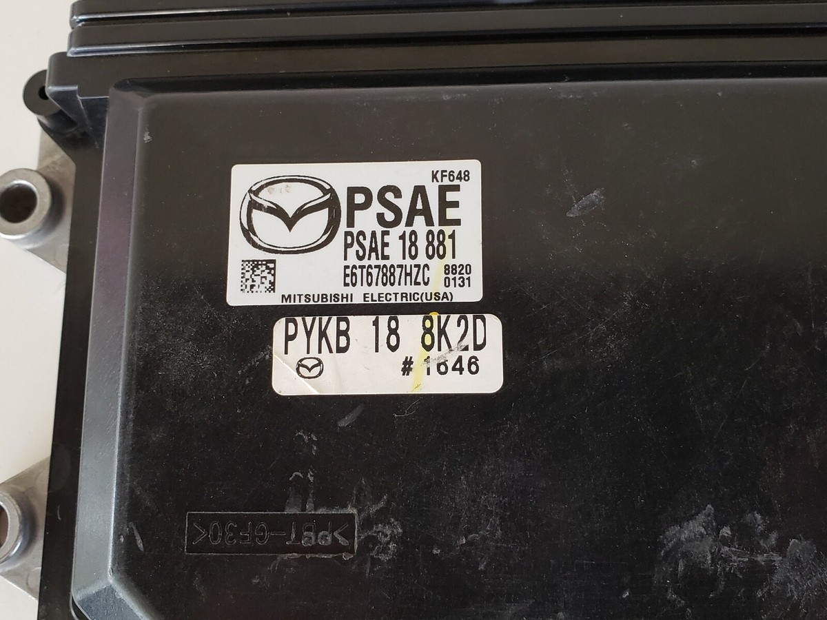 2018 Mazda 3 PSAE 18 881 Computer Brain Engine Control ECU ECM EBX