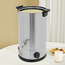 Silver Electric Melting Wax Oven Tabletop Stainless Steel Wax Melter 1400W