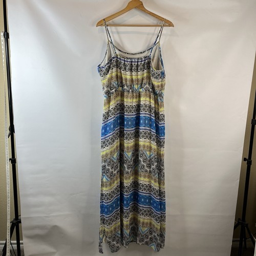 Old Navy Maxi Dress Womens Size XXL Multicolor Sleeveless Geometric Print - Picture 6 of 12