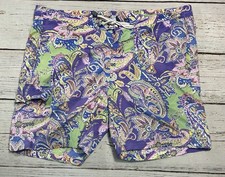 Vtg Polo Ralph Lauren Board Shorts Mens XL Paisley Swim Trunks 7
