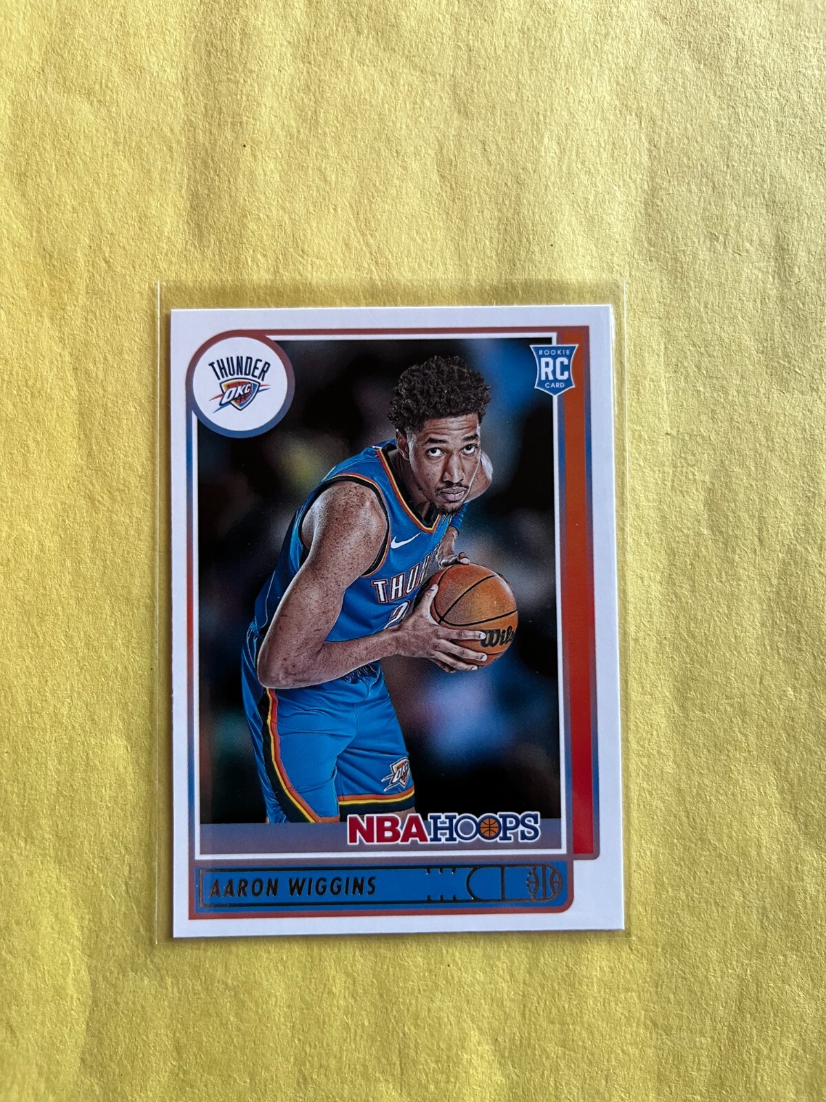 2021-22 Hoops Aaron Wiggins RC #247 Rookie Base 1