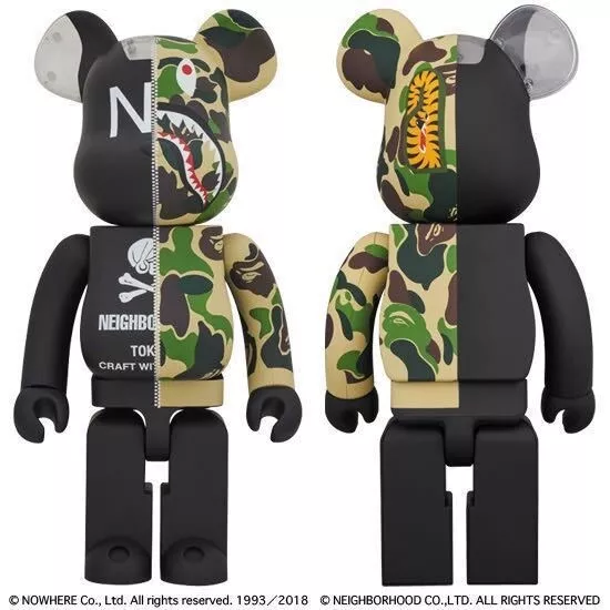 Bape x Neighborhood 1000% Be@rbrick Bearbrick