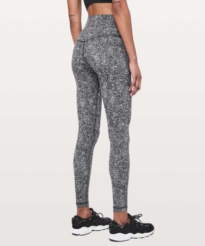 Lululemon Align Full Length Women Leggings Black & White Size CA 8 AU 12 Tight - Picture 4 of 18