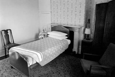 The Priory - Rochampton The room where Brian Jones stayed. Decembe- Old Photo