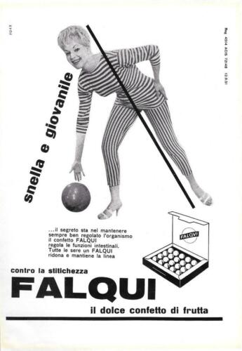 Falqui. Il dolce confetto alla frutta. Advertising  1961 - Afbeelding 1 van 1