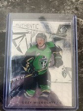 ozzy wiesblatt 2021-22 upper deck chl spgu 109/249 auth prospects hockey  #45