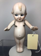 5.5” Antique Japan All Bisque Doll Arms Kewpie Lookalike? 1915 Nippon #SA