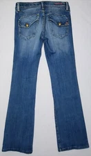 Vigoss jeans Sz 7 Womens Blue Denim Bootcut Stretch Casual wear 100%Cotton 