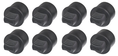 (8 PACK) NEUTRIK NDF Black Plastic Dummy Plug for Female XLR Panel Mount Jacks