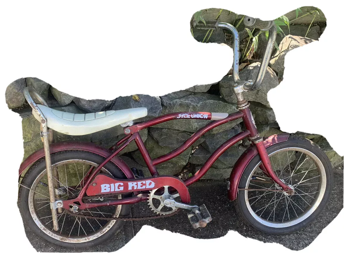 Vintage 1970s Royce Union Big Red Bicycle Banana Seat Chopper Vtg Bike