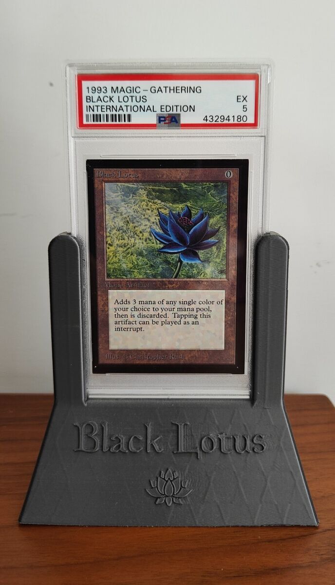 Mtg Black Lotus International Edition IE PSA graded Exellent Mtg Black Lotus International Edition IE PSA graded Exellent