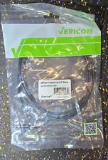 Vericom 6' Black Patch Cable 6E