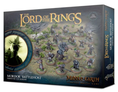 Mordor Battlehost - Middle Earth SBG Lord of the Rings - Brand New! 30-73