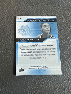 2023 Upper Deck Goodwin Champions #20 Kysre Gondrezick RC