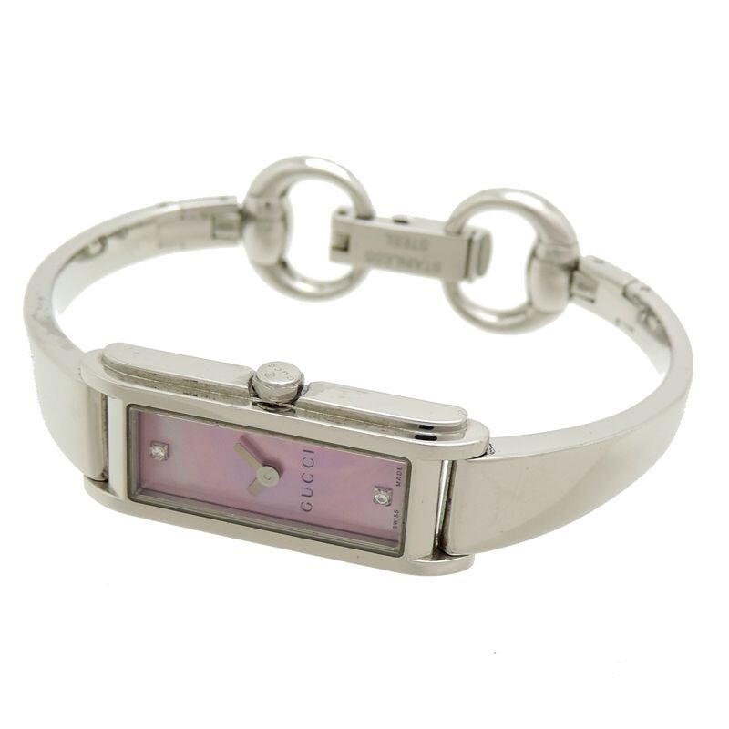 Gucci 109 Watch Quartz 13mm Women's Pink Dial Swiss Made