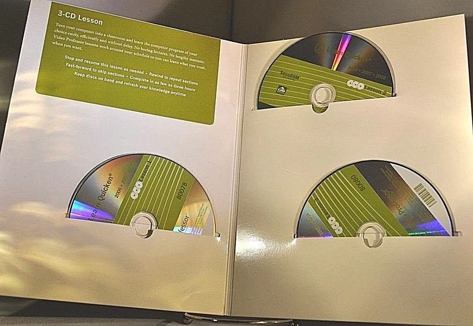 VIDEO PROFESSOR LEARN QUICKEN 3 CD SET 2008 BONUS CD ANYTIME ORGANIZER - Image 2 of 2