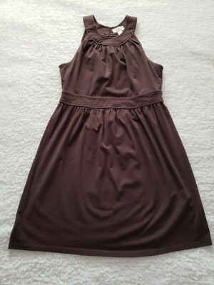 ann taylor loft brown dress ANN TAYLOR LOFT BROWN , MULTI COLOR DRESS sz 4 NWOT