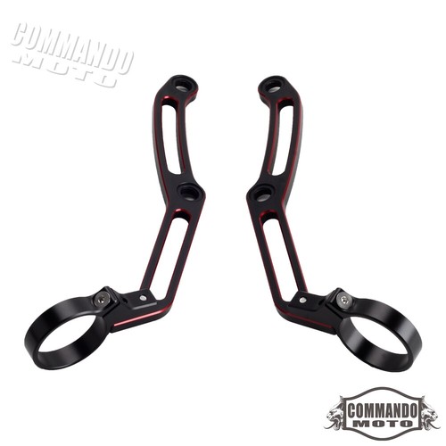 Remote Reservoir Brackets For Harley Road King Ultra Classic Bagger 2014-2022 - Picture 7 of 8