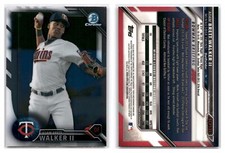 2016 Bowman Chrome Prospects #BCP135 Adam Brett Walker II - Minnesota Twins