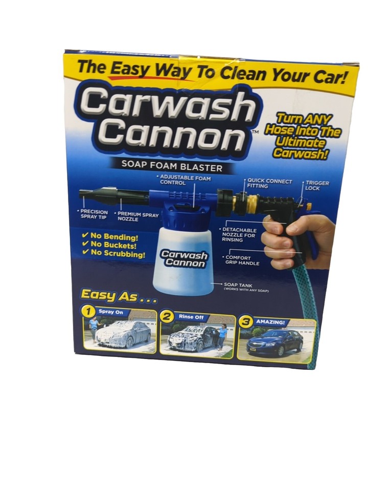 Car Wash Cannon Soap Foam Blaster Hose Nozzle Spray Gun Attaches To