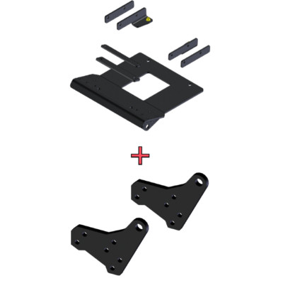 KFI Plow Mount w/Leveling Kit Yamaha Wolverine RMAX2, RMAX4 2021-2024 - 106240