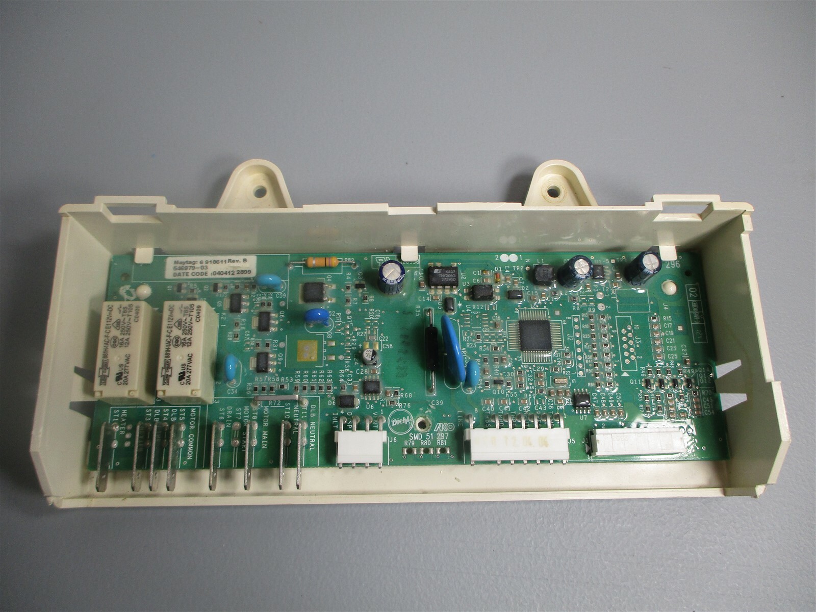 MAYTAG DISHWASHER CONTROL BOARD WHITE CASE PART 99002576 6918611 REV