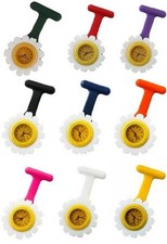 Neuf Marguerite Floral Funky Silicone Infirmière Docteur Paramédic Broche Montre