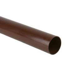 50mm Mini Line Round Guttering Downpipe Black Brown or White Down Pipe Choice