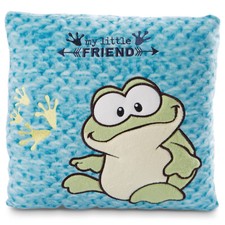 NICI Green Kissen Frosch 47616 - NICI Classic Bär Kuschelkissen 25x25cm