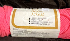1 Gold Bell Wintuk 4 ounce skein vintage pink yarn