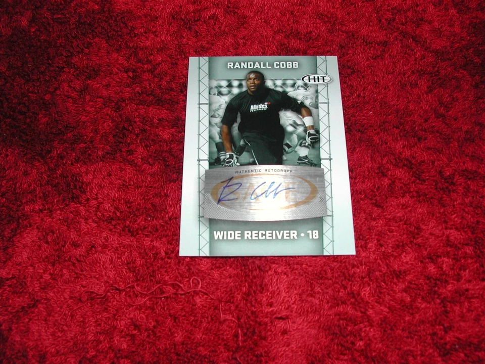 2011 SAGE #A8 Jets/X Packer Randall Cobb autographed ROOKIE Card Mint - Image 2 of 2
