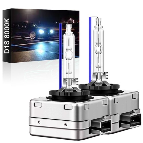 2 Pack 8000K Blue HID Headlight Replacement Bulbs 66144 35W For BMW Benz Audi - Picture 1 of 14