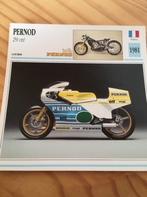 Pernod 250 CM3 Course Carte Moto Collection Atlas France