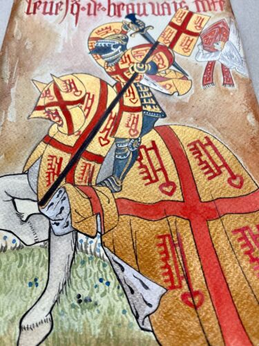 Old look illuminated manuscript Grand Armorial of Europe and the Golden Fleece - Picture 3 of 4