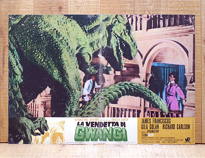 LA VENDETTA DI GWANGI fotobusta poster The Valley of Franciscus Gila Golan F45