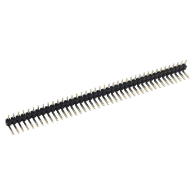 20Pcs 2mm 2.0mm Pitch 1x40 Pin 40 Pin Single Row Right Angle Male Header Strip