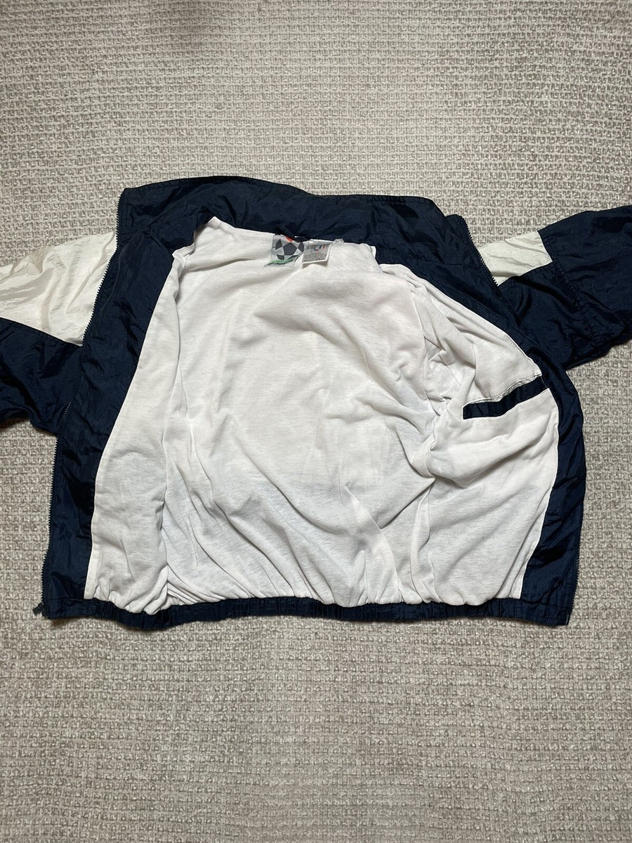 LOTTO Womens Tracksuit Wind Breaker Jacket Full Zip White