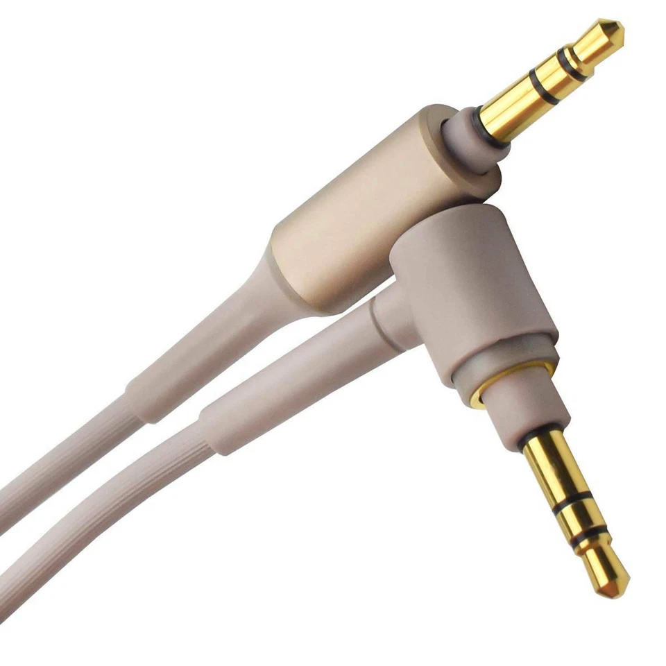 Cable auxiliar de audio de 3,5 mm para auriculares SONY WH-1000XM3 WH-1000XM2 XB950BT BEIGE Foto 3 de 4