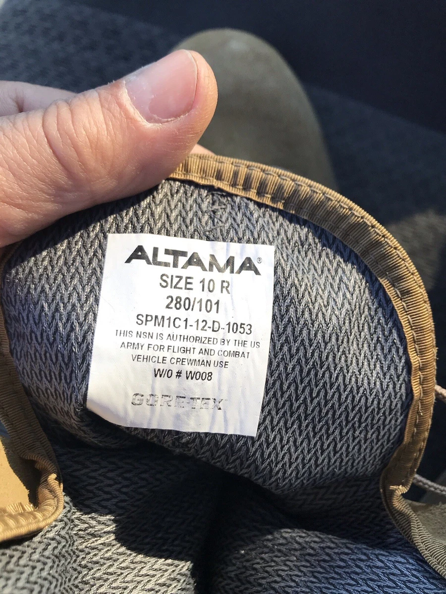 Altama sizing hotsell