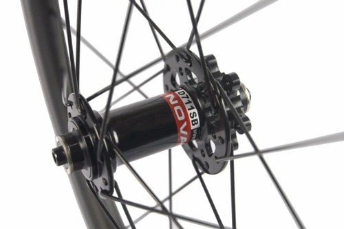 20Inch Carbon Folding Bicycle Wheelset for Road Bike Clincher 3K/UD Matte Finish - Picture 10 of 16