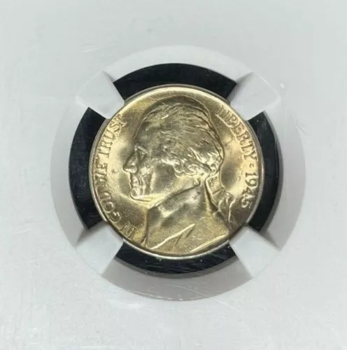 1945-D JEFFERSON NICKEL~ NGC - MS 66 ~BEAUTIFUL COIN~ REF#36-035