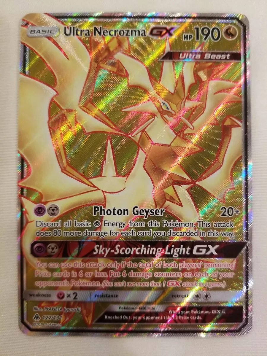 Ultra Necrozma GX - Forbidden Light Pokémon card 127/131