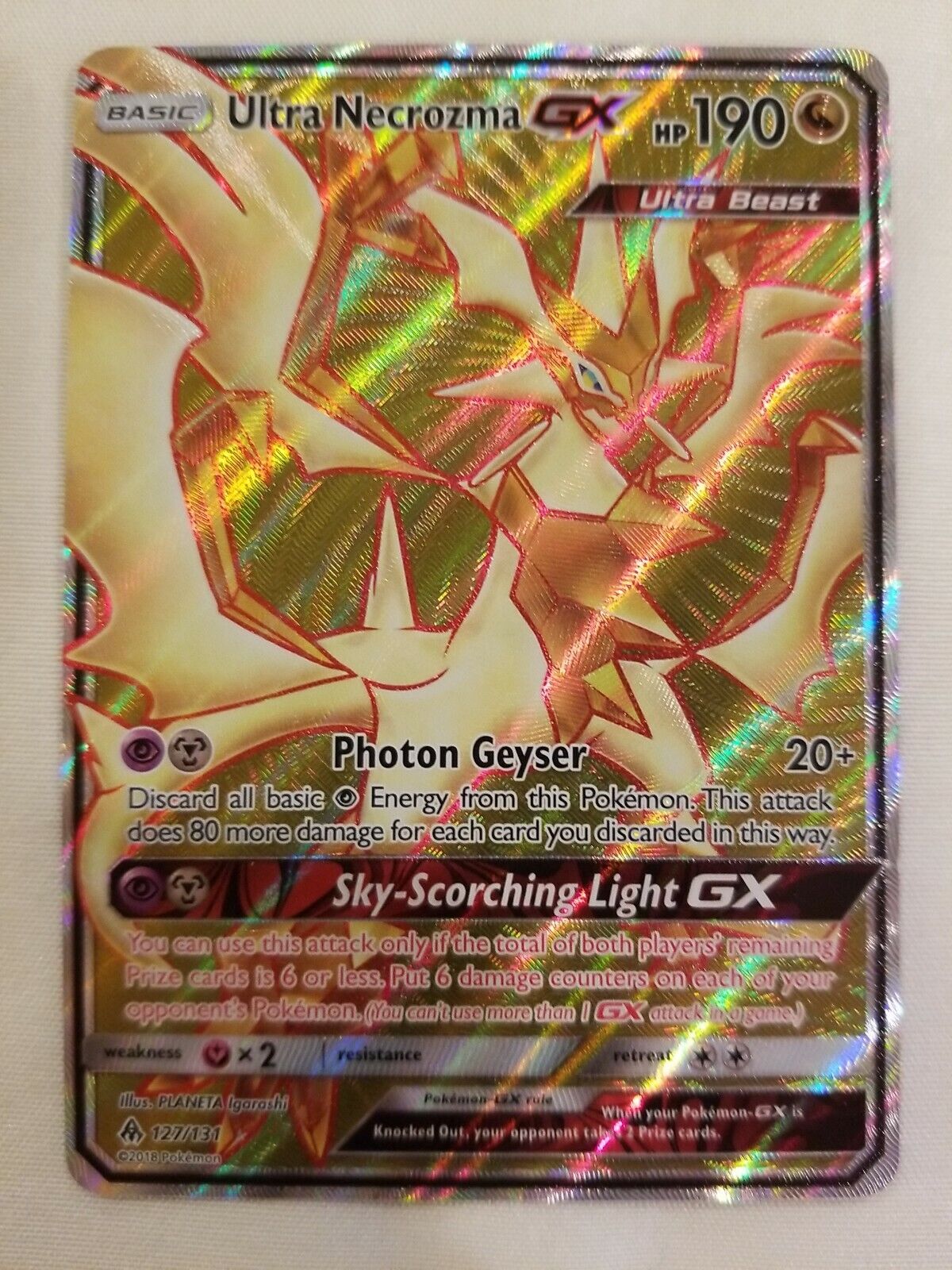 Ultra Necrozma-GX (Forbidden Light 95/131) – TCG Collector