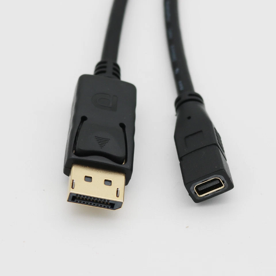 Mini DisplayPort Female To DP Male Adapter Converter Cable For MacBook Pro Air - Image 4 of 4