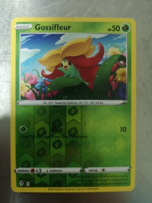 Pokemon Karte Gossifleur EVS 015 / 203 Reverse Holo Evolving Skies