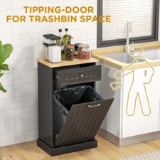 Kitchen Tilt Out Trash Bin Cabinet Free Standing, Laundry basket, Storage cabine