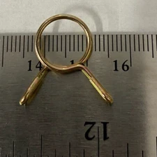 25 PCS 11mm Double Wire Spring Hose Clamps Fuel Line Hose Tube Clips